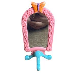 MLP My Little Pony Celebration Castle Replacement‎ Part~FLOOR butterfly MIRROR